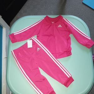 Baby Girl's 2-Pc. Tricot Jacket & Jogger Pants Tr